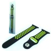 Ремешок для Apple Watch Silicone 38mm 2pcs black green